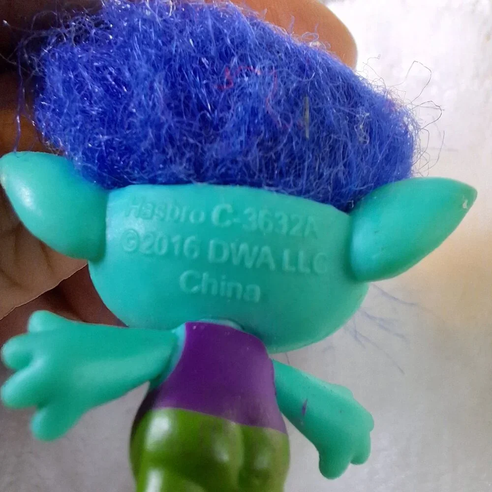 2016 Dreamworks TROLLS Series 3 Blind Bag BRANCH Troll GUY Doll Blue Hair Hasbro